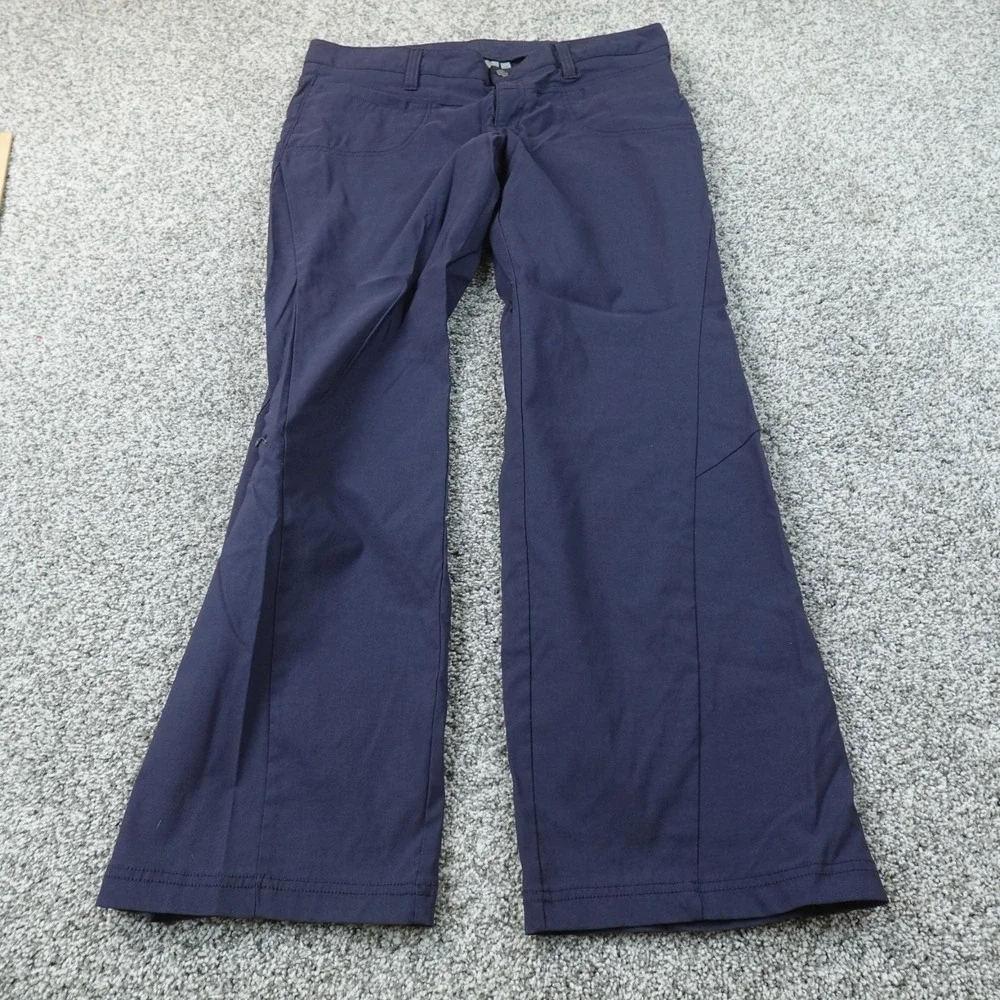 Athleta Pants Womens 14P Blue Dipper Cargo Performance Stretch Hiking Outdoor